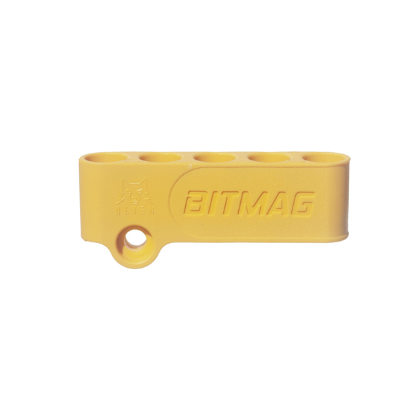 5 bit mágneses tartó BITMAG ™ műanyag sárga